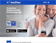 Tablet Screenshot of mediteo.com